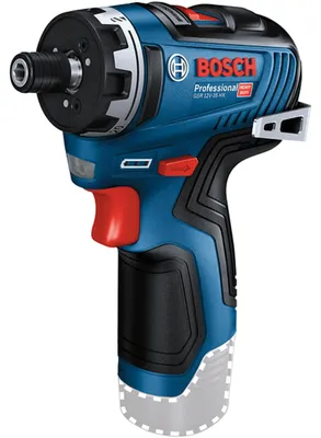 Obrázok produktu pre Bosch GSR 12V-35 HX Professional, Elektrický skrutkovač, Rukoväť, Modrá, Červená, Ošúchaný, Spona na opasok, 1750 ot/min
