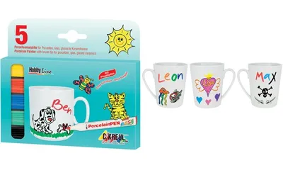 Immagine prodotto di KREUL pennarello in porcellana Hobby Line, set da 5