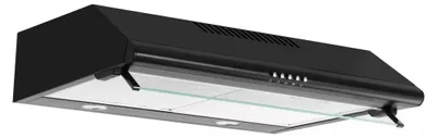 Image de Hotte visière 60cm 322m3/h noir - Airlux - AHC632BK -