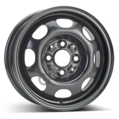 Produktbild von 13 Zoll Stahlfelge ALCAR 13"x5.5" 4x100 PCD ET43 57.00mm Felge Schwarz