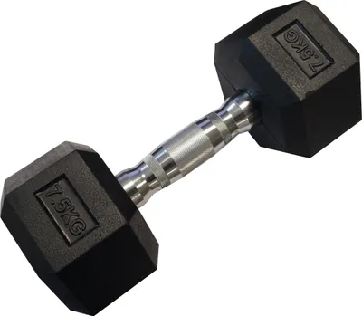 Produktbild von Einhand-Sechskant-Hantel HEX 7,5 kg gummiert