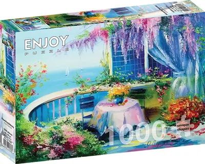 Immagine prodotto di Puzzle 1000 pezzi Enjoy – Balcone in Fiore