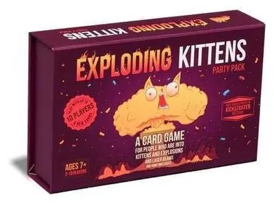 Zdjęcie produktu dla Exploding Kittens: Party Pack – Gra planszowa – Exploding Kittens – 2-10 graczy – 7+