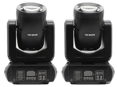 Produktbild von Beweglicher Kopflicht, DMX-Steuerung, 12 Kanäle, 2Stk 180W Lichter, 220V EU Stecker