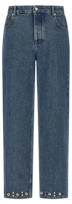 Image de Valentino Garavani jean en coton bleu