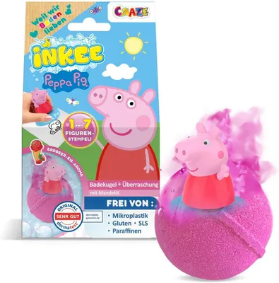 Imagen del producto de CRAZE Inkee Badebombe Peppa Pig
