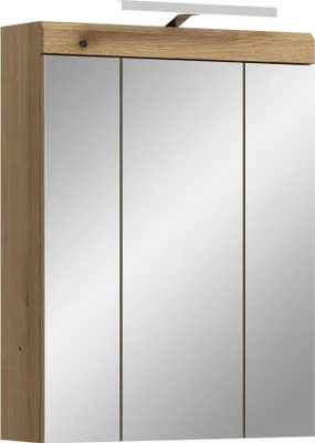 Produktbild von Spiegelschrank >Scout< in Evoak Oak / Spiegel - 60x79x18cm (BxHxT)