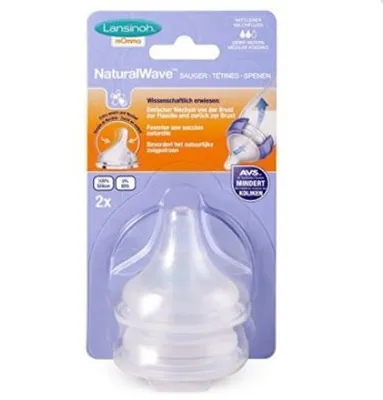 Produktbild von Lansinoh 75160 Medium FLOW Teats Baby-Sauger, -frei