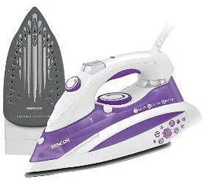 Produktbild von Sencor SSI 8441 VT, Trocken- & Dampfbügeleisen, 1,65 m, Violett, Weiß, 0,38 l, 2200 W, 115 mm