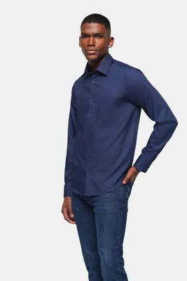 Zdjęcie produktu dla HAKRO Hemd Business Comfort 108, morski, 4XL