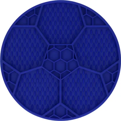 Productafbeelding van Eet langzaam, leef langer. Leckmatte, blauwe voetbal