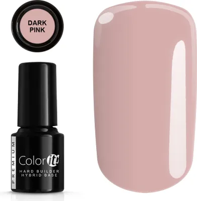 Imagen del producto de Silcare, Base para esmalte híbrido, color rosa oscuro, 6g