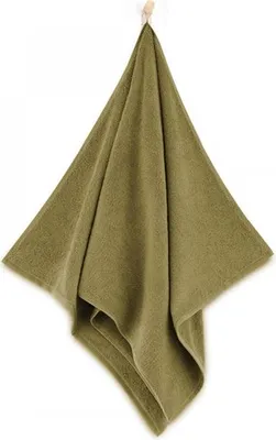 Image de Serviette, serviette de bain, coton égyptien, épaisse, kiwi 100x150 kaki