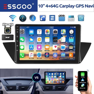 Produktbild von Android 15 Autoradio für BMW X1 E84 2010-2015 mit 10 Zoll Touchscreen GPS Navigation Carplay Android Auto DAB+ RDS Bluetooth 4GB 64GB 2 DIN