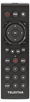 Obrázek produktu pro Telestar 5700400, Internet, Digitální, DAB+, FM, TFT, 8,13 cm (3.2"), Černá