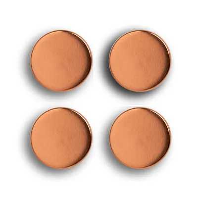 Obrázok produktu pre ZELLER Magnety okrúhle 4ks, ružové zlato, priemer 2,3cm