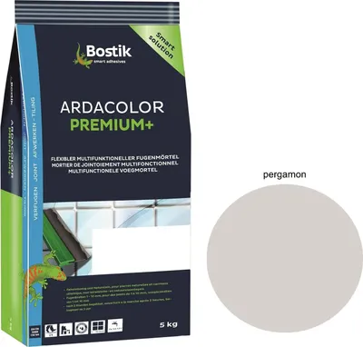 Produktbild von Bostik Ardacolor Premium Fuge plus 5Kg pergamon Fliesen Naturstein Fugenmörtel