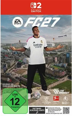 Produktbild von Electronic Arts EA SPORTS FC27 (KEYCARD) NSW2, Nintendo Switch 2, Multiplayer-Modus, E (Jeder), Code in einer Box