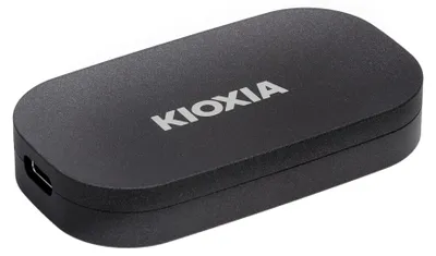 Produktbild von Kioxia Exceria Plus G2, 1 TB, USB Typ-C, 3.2 Gen 2 (3.1 Gen 2), 1050 MB/s, Passwortschutz, Schwarz