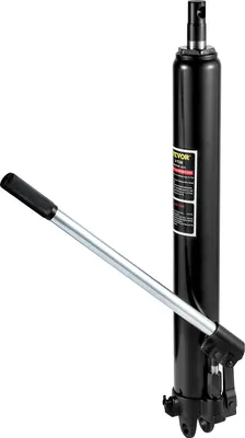 Zdjęcie produktu dla VEVOR Hydrauliczny podnośnik z długim ramieniem, udźwig 3 tony/6600 funtów, z pompą jednotłokową i podstawą widełkową, ręczny podnośnik z uchwytem, do dźwigów garażowych/sklepowych, podnośnik z napędem silnikowym, czarny