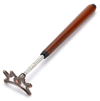 Produktbild von Billardstock Brückenstock Brückenstab - Ausziehbar 35 bis 140 cm - Brückenkopf mit 5 Positionen - Braun
