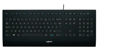 Obrázek produktu pro Logitech K280E Pro f/ Business, Plná velikost (100 %), Kabel, USB, AZERTY, Černá