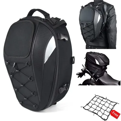 Produktbild von Multifunktionale Motorrad-Satteltasche mit wasserdichter Abdeckung
