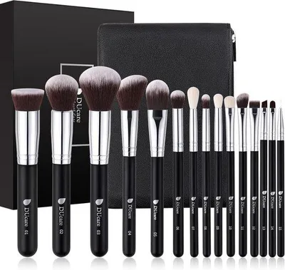 Immagine prodotto di Set di pennelli professionali per il trucco - 15 pezzi - Borsa