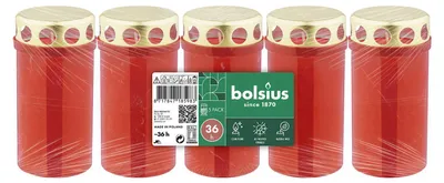 Obrázek produktu pro Nohel Garden Lampička hřbitovní plastová 5ks 100g d6x12cm