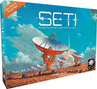 Zdjęcie produktu dla Czech Games Edition SETI: Search for Extraterrestrial Intelligence, Gra planszowa, Rodzina, 13 lat(a), 40 min