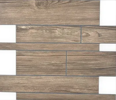 Produktbild von Wandpaneele selbstklebend Holzoptik braun Küchenrückwand Fliesenspiegel MOS200-56WBS_f