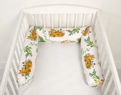 Image de Protection anti-roulement pour lit d'enfant - dans la forêt