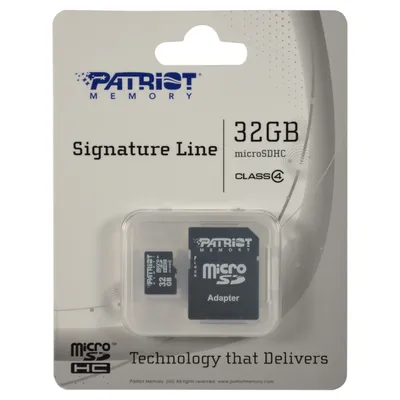 Image de Patriot Memory PSF32GMCSDHC43P Carte mémoire 32 Go MicroSDHC classe 4