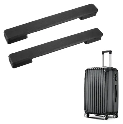 Produktbild von Koffergriff Ersatz Set - 2 Stück - Für Reise- und Werkzeugkoffer - 20 cm - Schwarz