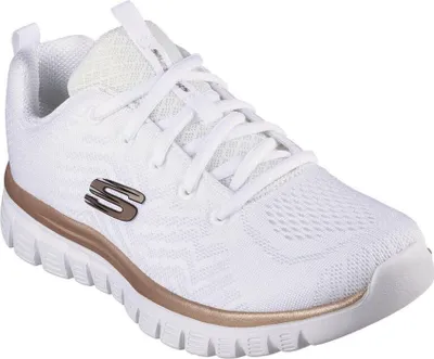 Produktbild von Skechers Graceful Get Connected White/Rose Gold Größe EU 41
