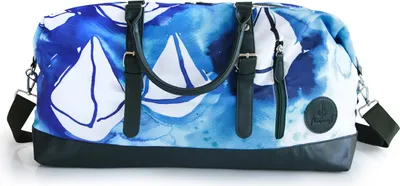 Image de Sac de voyage Anemoss Sail, sac de sport pour femmes et hommes, sac Weekender, sac de transport avec fermeture éclair, sac Duffel, sac de sport, sacs de transport de voyage, grande capacité, 50 L