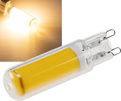 Produktbild von LED Stiftsockel G9 4W 480lm dimmbar 330° 230V 3000k / warmweiß Glas