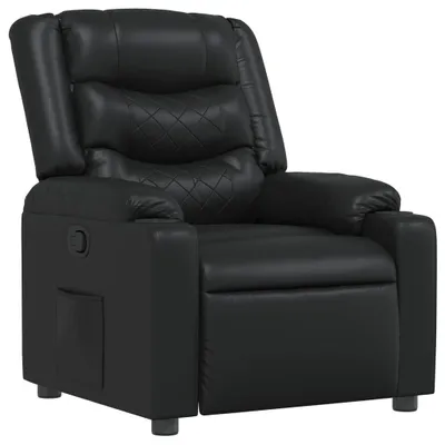 Produktbild von vidaXL Relaxsessel Schwarz Kunstleder