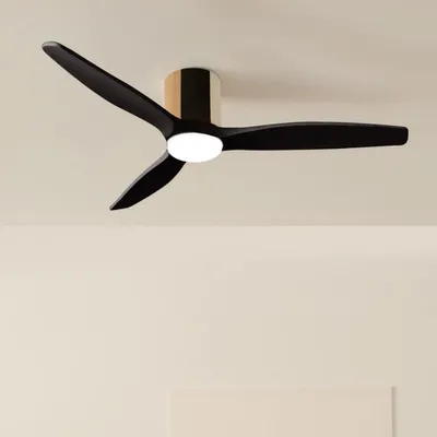 Produktbild von CREATE - WIND CALM CUSTOM WOVEN - Leiser Deckenventilator 40W Ø132 cm aus 100 % Holz mit LED-Licht