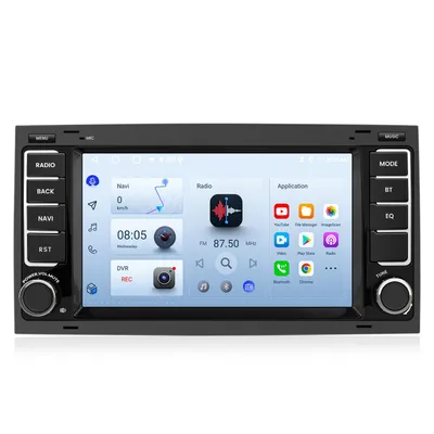 Obrázok produktu pre 7-palcové rádio s Androidom 2+32 GB pre VW T5 Multivan 2009–2015, CarPlay, navigácia, ovládanie na volante, Bluetooth, RDS, Wi-Fi, DSP, GPS, DAB+