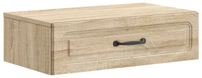 Image de vidaXL Table d'appoint murale en chêne Sonoma 59 x 34,5 x 17 cm