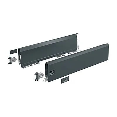 Produktbild von HETTICH ArciTech Set für Schublade H.126 mm - B.500 mm - Anthrazit - 9150497