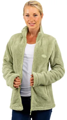 Produktbild von Reichstadt Damen Fleecejacke 22RSW002 Sage Green 4XL