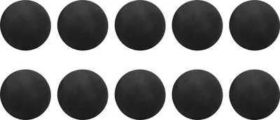 Obrázek produktu pro 10 ks golfových míčků z pěnového materiálu EVA, 65 mm, měkké tréninkové míčky pro trénink v interiéru i exteriéru, černé