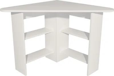 Produktbild von Holzschreibtisch "Corner " - 80 x 80 x 73 cm - Weiß