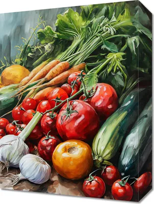 Zdjęcie produktu dla Obraz 30x40cm Bogactwo Ogrodowych Zbiorów