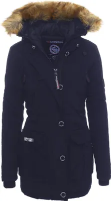 Produktbild von Geographical Norway Damen warme dicke Winterjacke G-Airline, Navy, Größe S