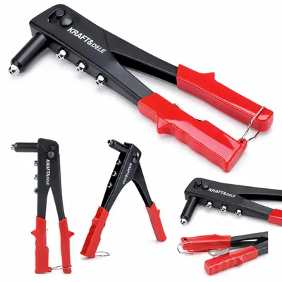 Immagine prodotto di Pistola per rivettare con 500 rivetti | Kraft&Dele
