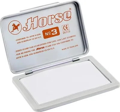 Image de Tampon encreur Grand Horse - non imbibé, 85X54Mm
