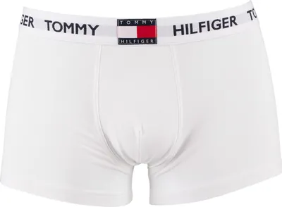 Produktbild von Tommy Hilfiger Tommy 85 trunk (1-pack), heren boxer normale lengte, wit